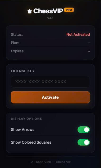 Enter license key